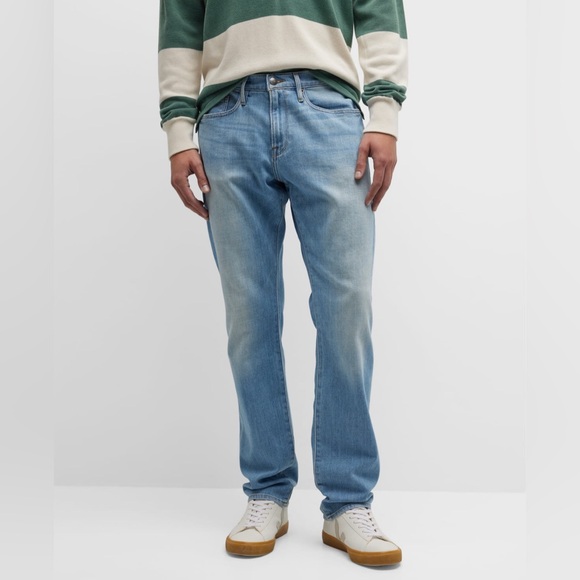 FRAME L’Homme Slim Denim Jeans, Blue Size 33 Retail $208